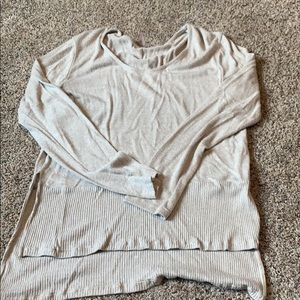 Light brown/cream long sleeve shirt